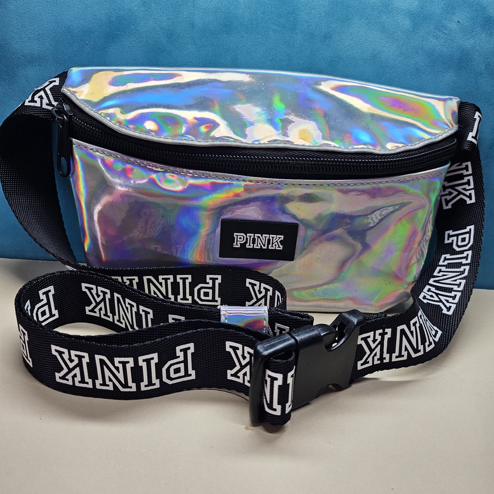 Holographic Fanny Pack with Adjustable Strap